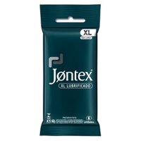Preservativo Lubrificado Jontex Xl Pacote 6 Unidades