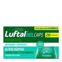 Luftal Gel Caps Simeticona 125mg 20 CÁpsulas