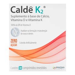 CaldÊ K2 Marjan 30 Comprimidos