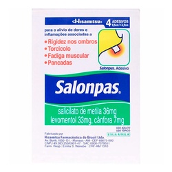 Salonpas Adesivo Pequeno Com 4 Unidades