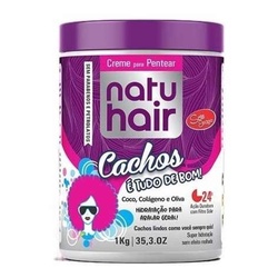 Creme Para Pentear Natuhair Cachos E Tudo De Bom 1kg