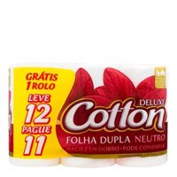 Papel Higiênico Cotton Compacto Leve 12 Pague 11