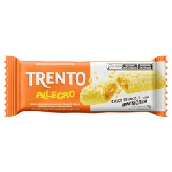 Trento Allegro Chocolate Branco Com Amendoim 35g