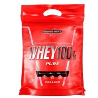 Whey 100% Integral Medica Morango 900g Refil