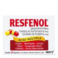 Resfenol 20 Capsulas