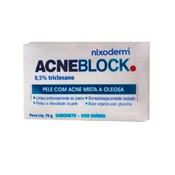 Acneblock Sabonete Pele Com Acne Mista E Oleoso 70g