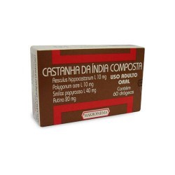 Castanha Da India Com 60 DrÁgeas Makrofarma