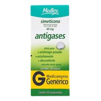 Simeticona 40mg Com 20 Comprimidos Medley