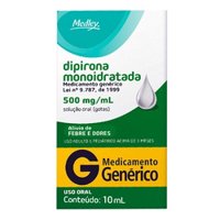 Dipirona 500mg/ml Gotas Medley 10ml