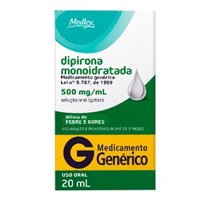Dipirona 500mg/ml Gotas Medley 20ml