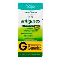 Simeticona 125mg Com 10 Capsulas Medley