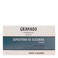 Glicerin Infantil 12 SupositÓrios Granado