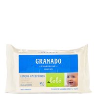 Lenços Umedecidos Bebê Peles Sensíveis Granado 50 Lenços