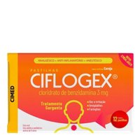 Ciflogex Com 12 Pastilhas Cereja