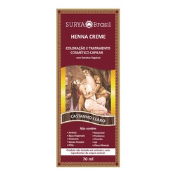 Henna Surya Creme Castanho Claro 70ml