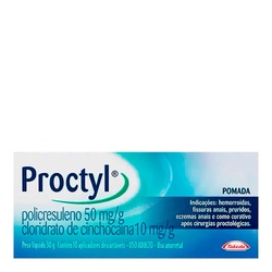 Proctyl Takeda Pomada Monodose 3g 10 Aplicadores