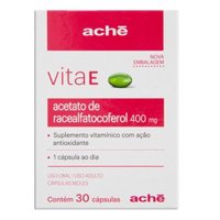 Vita E 400mg Caixa Contendo 30 CÁpsulas Gelatinosas Moles                                   ,