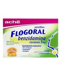 Flogoral Laranja 12 Pastilhas
