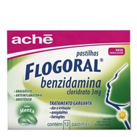 Flogoral Menta 12 Pastilhas