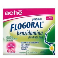 Flogoral Cereja 12 Pastilhas