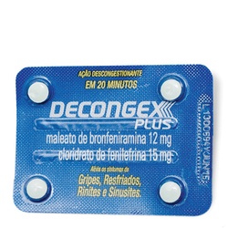 Decongex Plus Aché 4 Comprimidos Revestidos