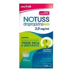 Notuss 3mg/ml Sabor Mel Aché 120ml