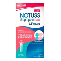 Notuss 1,5mg/ml Sabor Morango Aché 120ml