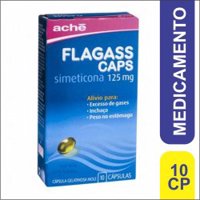 Flagass* 125mg 10 Capsulas Gel