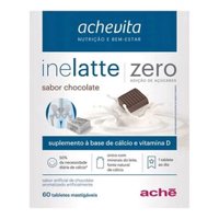 Suplemento Alimentar Inelatte Zero Chocolate Com 60 Tabletes