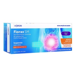 Florax Pediatrico Sm 5 Flaconetes Sabor Uva