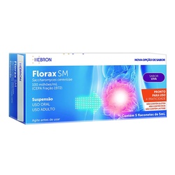 Florax Ad Sm Com 5 Flaconetes Sabor Uva