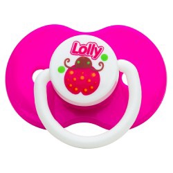 Chupeta Lolly Zoo Bona Sil T1 Rosa