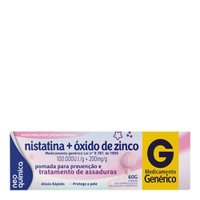 Nistatina + Óxido De Zinco Pomada Para Assadura 60g Neo QuÍmica - GenÉrico