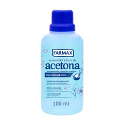 Acetona 80/100ml Farmax Blue