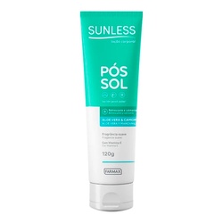 Sunless Loçao Pos Sol Camomila Com Aloe Vera 120g