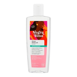 Água Micelar Negra Rosa 200ml Antioleosidade Farmax