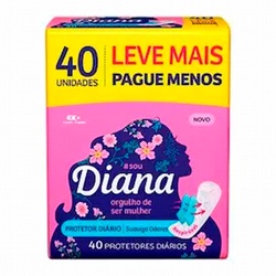 Protetor Diario Diana 40unidades