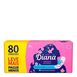 Protetor Diario Diana 80unidades
