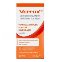 Verrux Removedor De Verrugas Com 10ml