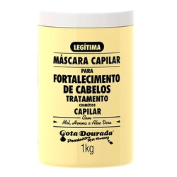Creme De Tratamento Gota Dourada 1kg Fortalecimento
