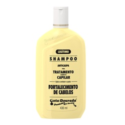 Shampoo Gota Dourada 430ml Cabelos Com Escova