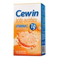 Targifor Cewin Efervescente 1g 10 Comprimidos Laranja