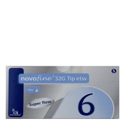 Agulha Para Caneta 6mm 100 Unidades Novo Nordisk