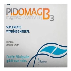 Suplemento Pidomag B3 Caixa 60 Capsulas Gelatinosas