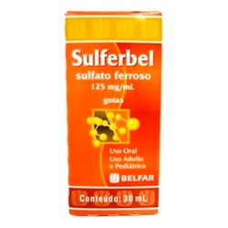 Sulferbel 30ml Belfar Sulfato Ferroso