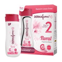 Kit Sabonete LÍquido Íntimo Dermafeme Floral 2x 200ml