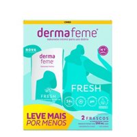 Kit Sabonete LÍquido Íntimo Dermafeme Fresh 2x 200ml