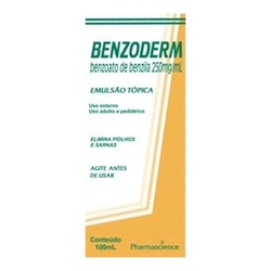 Benzoderm 250mg/ml Com 100ml