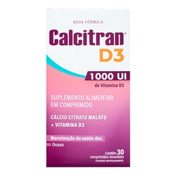 Calcitran 1000ui 30 Comprimidos