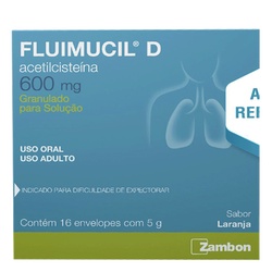 Fluimucil D 600mg 16 Envelopes